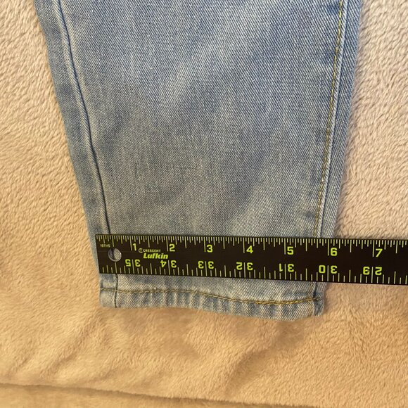 GB Design Woman's Jeans 32 With Embroidered Graphic Patches & Ripped Details - Picture 4 of 15